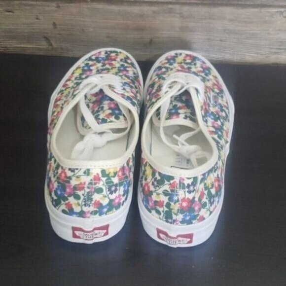 New Vans Authentic Floral Womens Shoes Size 8 Bloomcore Festival Boho Streetwear - Picture 6 of 9
